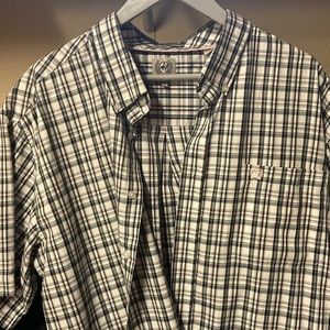 XL cinch half sleeve button shirt